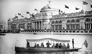 Chicago Worlds Fair Plug In Electric Boat from 1893.