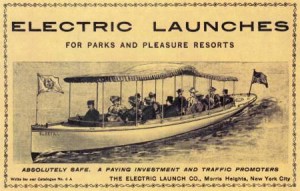 Plug in Electric Boats from Chicago Worlds Fair 1893.